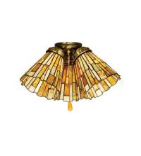 Meyda Black 65093 - 5"W Delta Jadestone Fan Light Shade