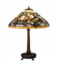 Meyda Black 65301 - 31" High Jeweled Grape Table Lamp