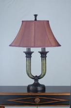 Meyda Black 66032 - 29" High Cypress Fabric Table Lamp