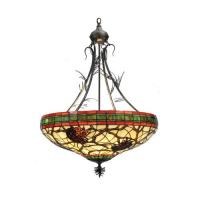 Meyda Black 68068 - 24"W Pinecone Inverted Pendant