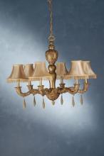 Meyda Black 69562 - 36" Wide Monticello 6 Light Chandelier