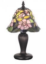 Meyda Black 70250 - 13"H Begonia Mini Lamp