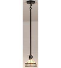 Meyda Black 72559 - 8" Wide Topridge Mini Pendant