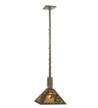 Meyda Black 73484 - 16"W Personalized Chimney Rock Pendant