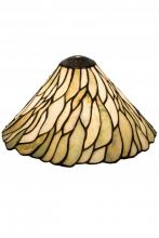 Meyda Black 74023 - 12" Wide Willow Jadestone Shade