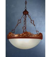 Meyda Black 78124 - 25" Wide Waves Inverted Pendant