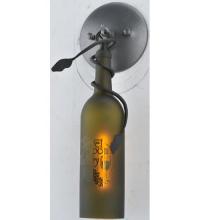 Meyda Black 81230 - 3"W Tuscan Vineyard Custom Etched Wine Bottle Wall Sconce