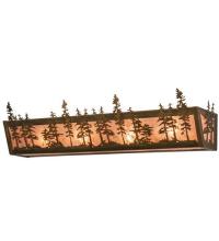 Meyda Black 82132 - 30"W Tall Pines Vanity Light