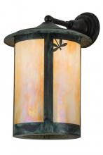 Meyda Black 91459 - 12" Wide Fulton Dragonfly Solid Mount Wall Sconce