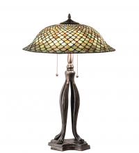 Meyda Black 98134 - 30" High Fishscale Table Lamp