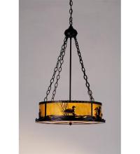 Meyda Black 98796 - 21.5"W Loon Inverted Pendant