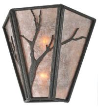 Meyda Black 99385 - 14"W Branches Wall Sconce