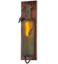 Meyda Black 99633 - 4"W Tuscan Vineyard Wine Bottle Wall Sconce