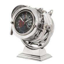 Eichholtz 106562 - Royal Master Clock, Polished Aluminum, 10.24"W (106562 )