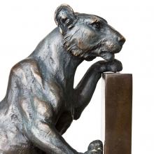 Eichholtz 109100 - Lioness Bookends, Set of 2, Bronze Patina, 7.09"W (109100 )