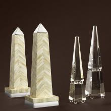 Eichholtz 109477 - Bari Obelisk, Large, Crystal glass, 5.12"W (109477 )