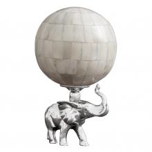 Eichholtz 110443 - Elephanti Sculpture, Set of 2, Natural, Nickel, 5.51"W (110443 )