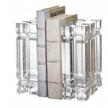 Eichholtz 110710 - Linea Bookends, Set of 2, Crystal glass, 5.91"W (110710 )