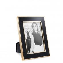 Eichholtz 110720 - Lantana Picture Frame, Medium, Set of 6, Black, Rose Gold, 6.89"W (110720 )