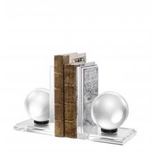 Eichholtz 110791 - Lunda Bookends, Set of 2, Crystal glass, Black, 5.71"W (110791 )