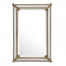 Eichholtz 111064 - Cantoni Mirror, Vintage Brass, 31.1"W (111064 )