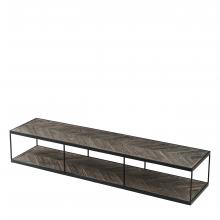 Eichholtz 111192 - La Varenne Coffee Table, Distressed Wood, Zinc, 74.8"W (111192 )