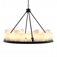 Eichholtz 111304UL - Commodore Chandelier, 24-Light, LED Integrated, Black, 35.43"W (111304UL )