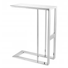 Eichholtz 111815 - Pierre Side Table, Polished Stainless Steel, 23.62"H (111815 )