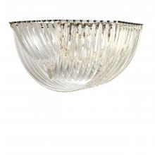 Eichholtz 111840UL - Hy?res Flush Mount, 4-Light, Clear Acrylic, Nickel, 35.43"W (111840UL )