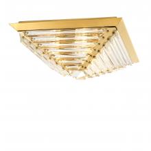 Eichholtz 112443UL - Eden Flush Mount, Crystal Glass, Gold, 19.29"W (112443UL )