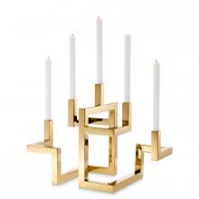 Eichholtz 112881 - Skyline Candle Holder, Brass, 21.65"W (112881 )