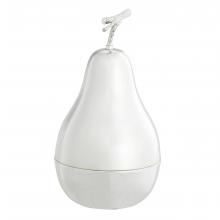 Eichholtz 113103 - Pear Box, Set of 2, Silver, Small:  3.75"W ; Large:  5.51"W (113103 )