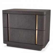 Eichholtz 113408 - Modesto Nightstand, Mocha, Brushed Brass, 25.59"W (113408 )