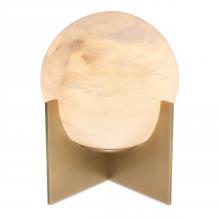 Eichholtz 114061UL - Scorpios Table Lamp, 1-Light, Small, Antique Brass, Alabaster, 9.84"H (114061UL )