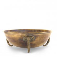 Eichholtz 114159 - Maharaja Bowl, Vintage Brass, 12.6"W (114159 )