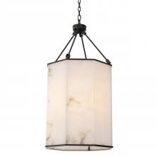 Eichholtz 114204UL - Victoire Pendant, 1-Light, Large, Bronze, Alabaster Shade, 19.29"W (114204UL )