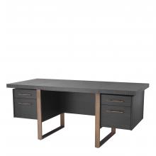 Eichholtz 114207 - Canova Desk, Charcoal Gray, Bronze, 70.87"W (114207 )