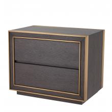 Eichholtz 114210 - Camelot Nightstand, Brown, Brushed Brass, 29.92"W (114210 )