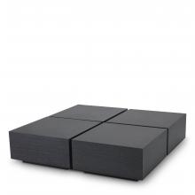 Eichholtz 114435 - Puro Coffee Table, Set of 4, Charcoal Gray, 25.59"W (114435 )