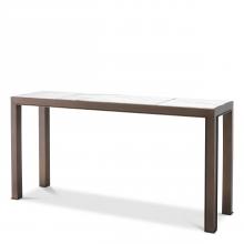 Eichholtz 114653 - Tardieu Console, White Marble, Bronze, 59.06"W (114653 )