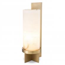 Eichholtz 114934UL - Atilla Table Lamp, 1-Light, Antique Brass, Alabaster, 17.72"H (114934UL )