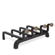 Eichholtz 114964 - Brinon Andiron, Black, Vintage Brass, 13.98"W (114964 )