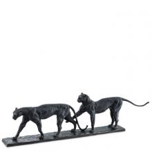 Eichholtz 115137 - Leopard Pair Sculpture, Bronze Patina, 33.86"W (115137 )