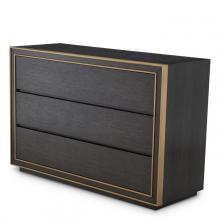 Eichholtz 115361 - Camelot Dresser, Small, Brown, Brushed Brass, 55.12"W (115361 )