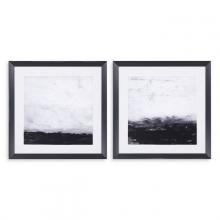 Eichholtz 115395 - Mer du Nord I Wall Art, Set of 2, Black Frame, 30.31"W (115395 )