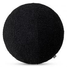 Eichholtz 115598 - Palla Pillow, Ball-Shape, Large, Black Boucle Fabric, 14.57"W (115598 )