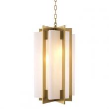 Eichholtz 116085UL - Lugano Pendant, 5-Light, Antique Brass, Alabaster, 15.75"W (116085UL )