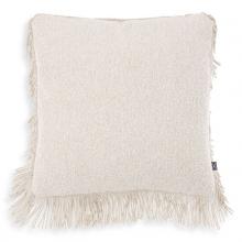 Eichholtz 116328 - Dupre Pillow, Large, Boucle Cream Fabric, Cream Fringe, 23.62"W (116328 )