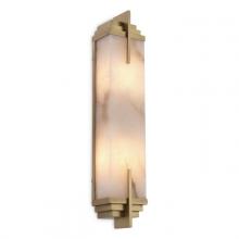 Eichholtz 116601UL - Harman Wall Sconce, 2-Light, Antique Brass, Alabaster, 4.13"W (116601UL )