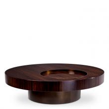 Eichholtz 117402 - Otus Coffee Table, Round, Eucalyptus, Bronze, 43.31"W (117402 )